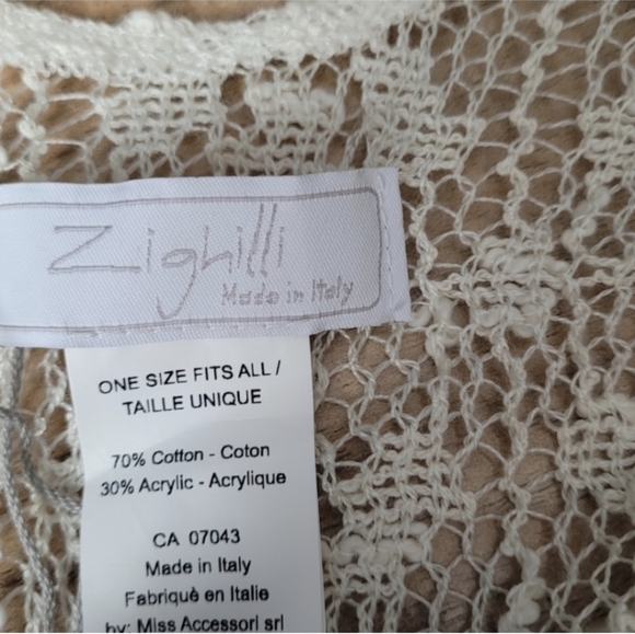Zighilli Made In Italy Lace wrap - Picture 5 of 6